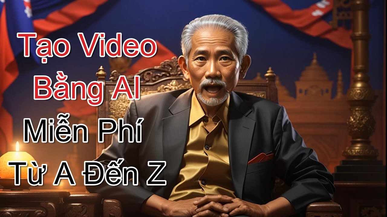 Giao diện phần mềm AI tạo video