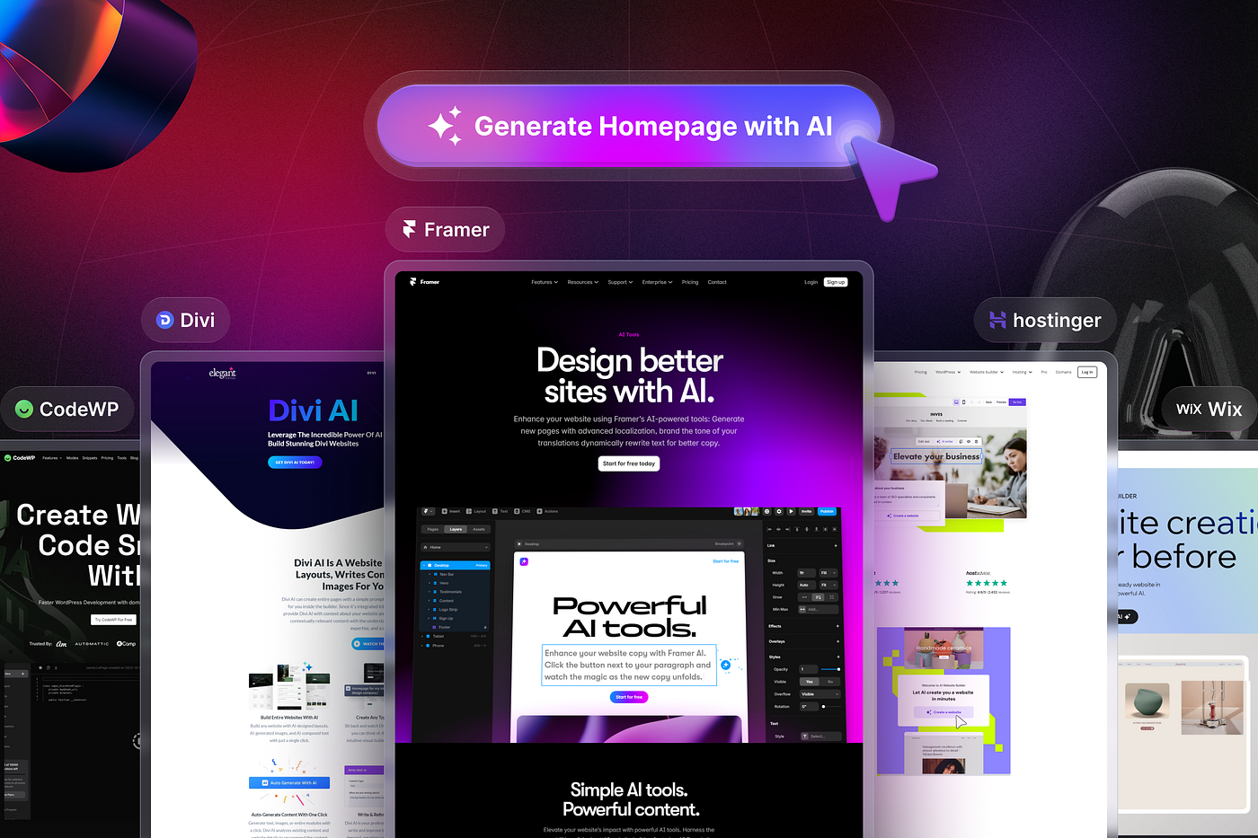 Top 7 AI Website Builder Tools in 2025 | by Mohammad Shahrukh (UI/UX) |  Bootcamp | Medium