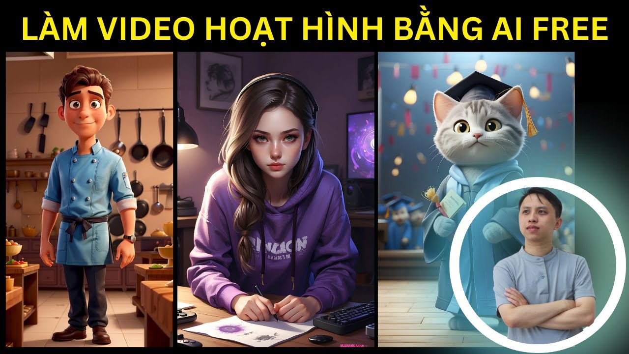 AI tạo video hoạt hình 3D