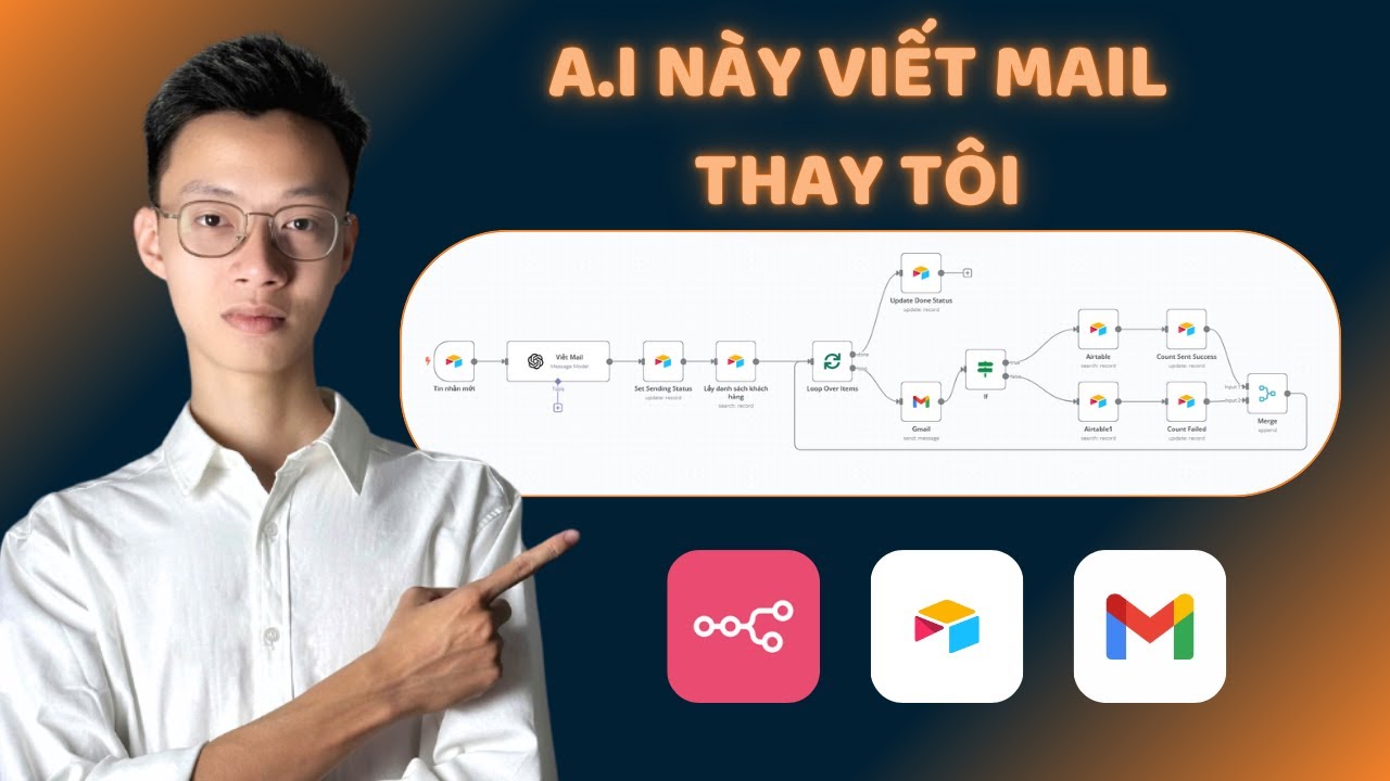 Bot AI Viết Email Này Đã Giúp Mình Gửi Mail Cho 1000 Khách Hàng (100% Tự  Động)
