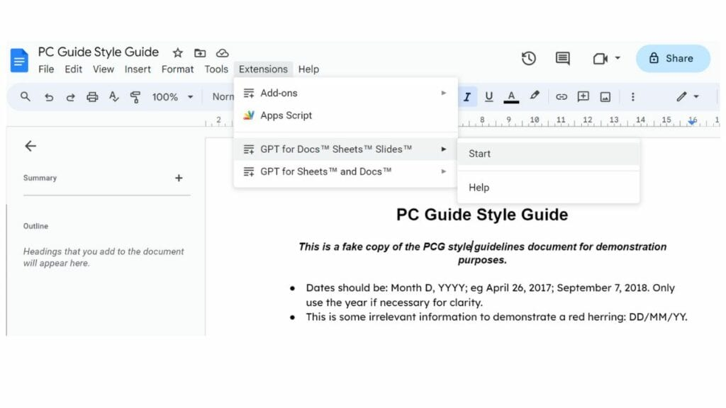 Biến Soạn Thảo Google Docs Thành "Cuộc Chơi" Với ChatGPT - Centrix