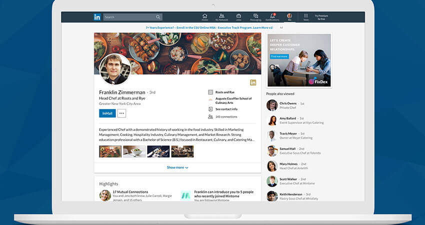 Dùng ChatGPT Để Viết Hồ Sơ LinkedIn - ChatGPT
