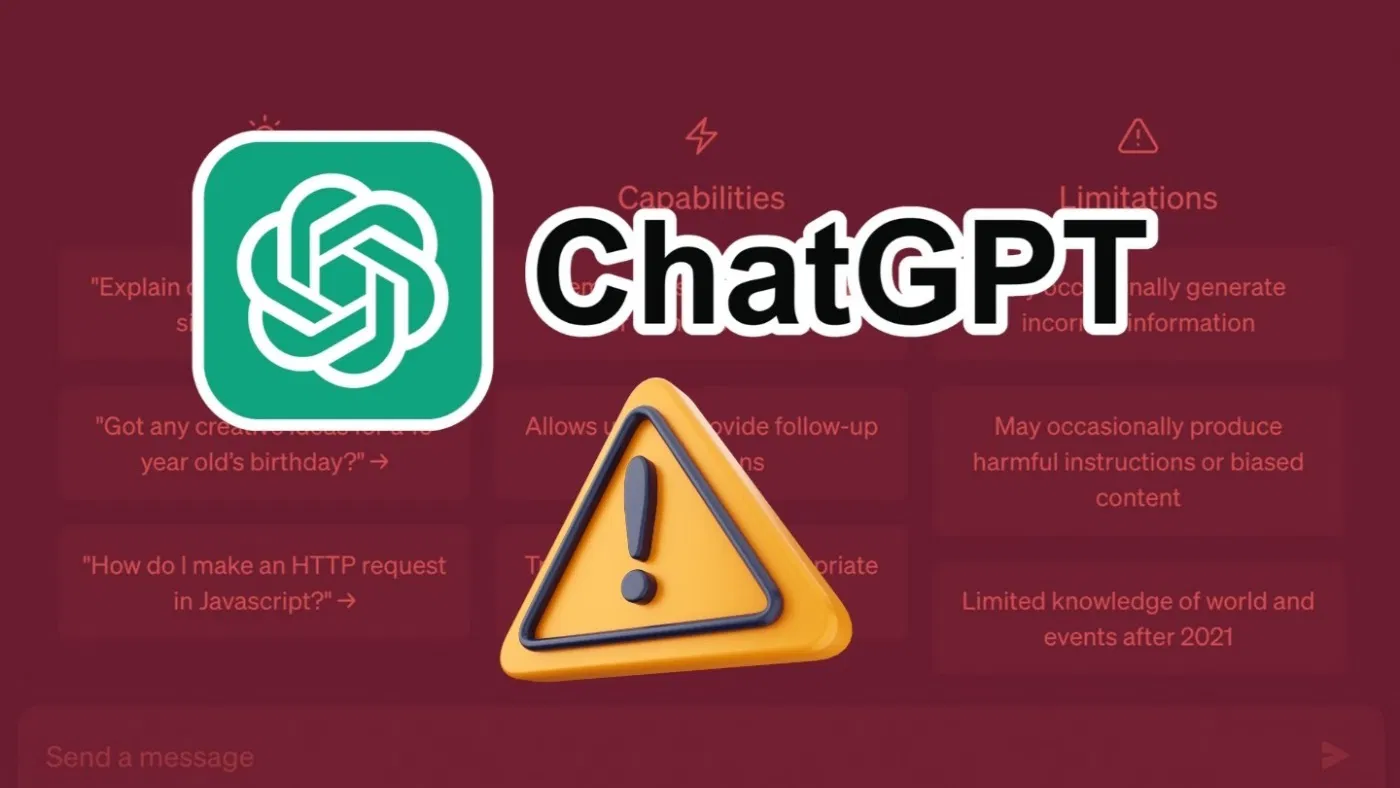 Cảnh Báo Các Trường Hợp Khiến Bạn Không Thể Sử Dụng ChatGPT - Centrix