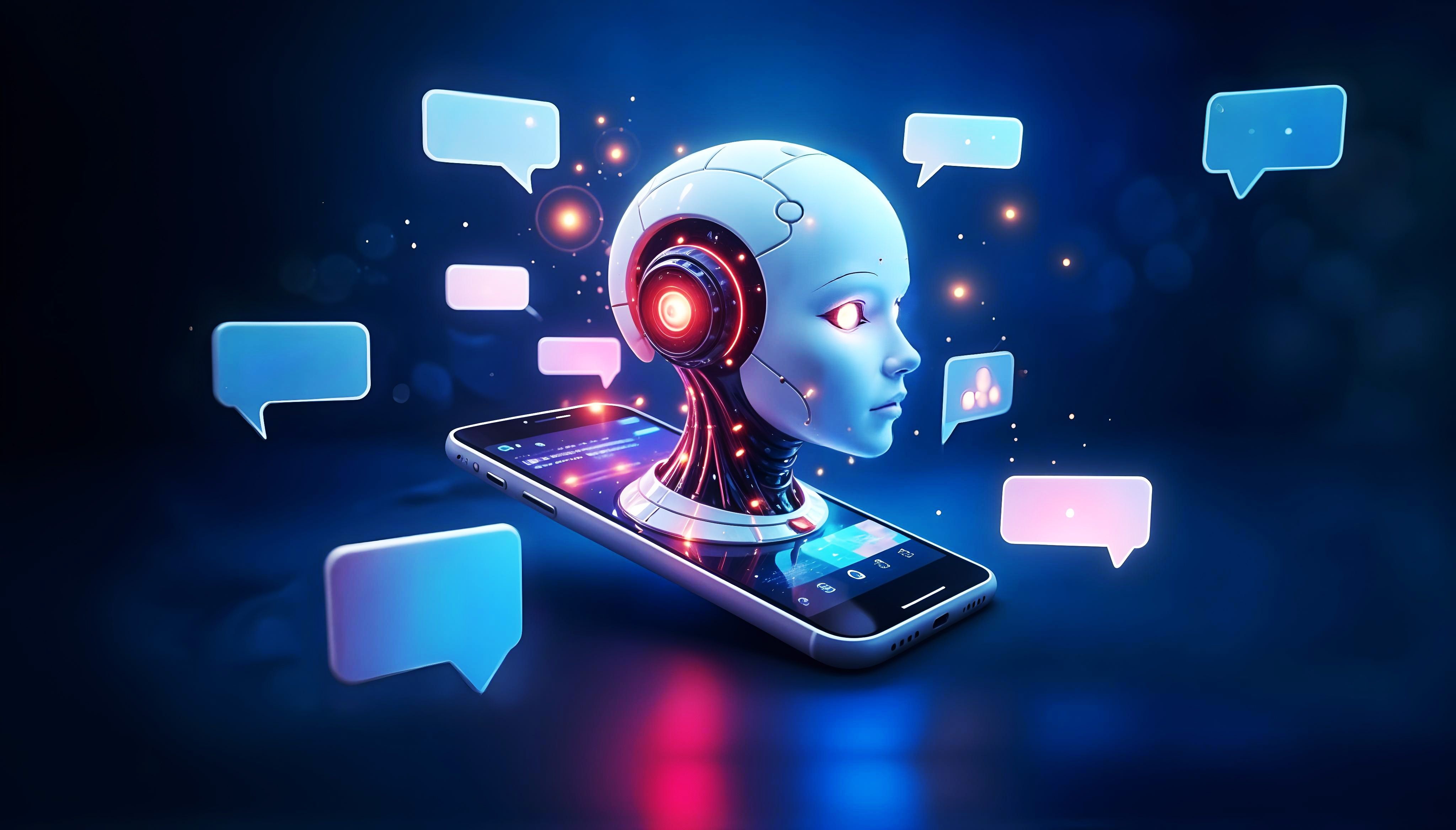 AI Robot kết nối smartphone