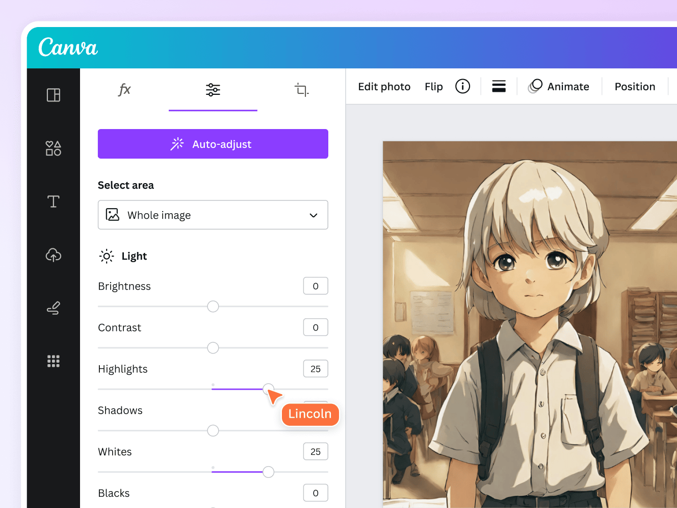 Fotor AI tạo ảnh anime