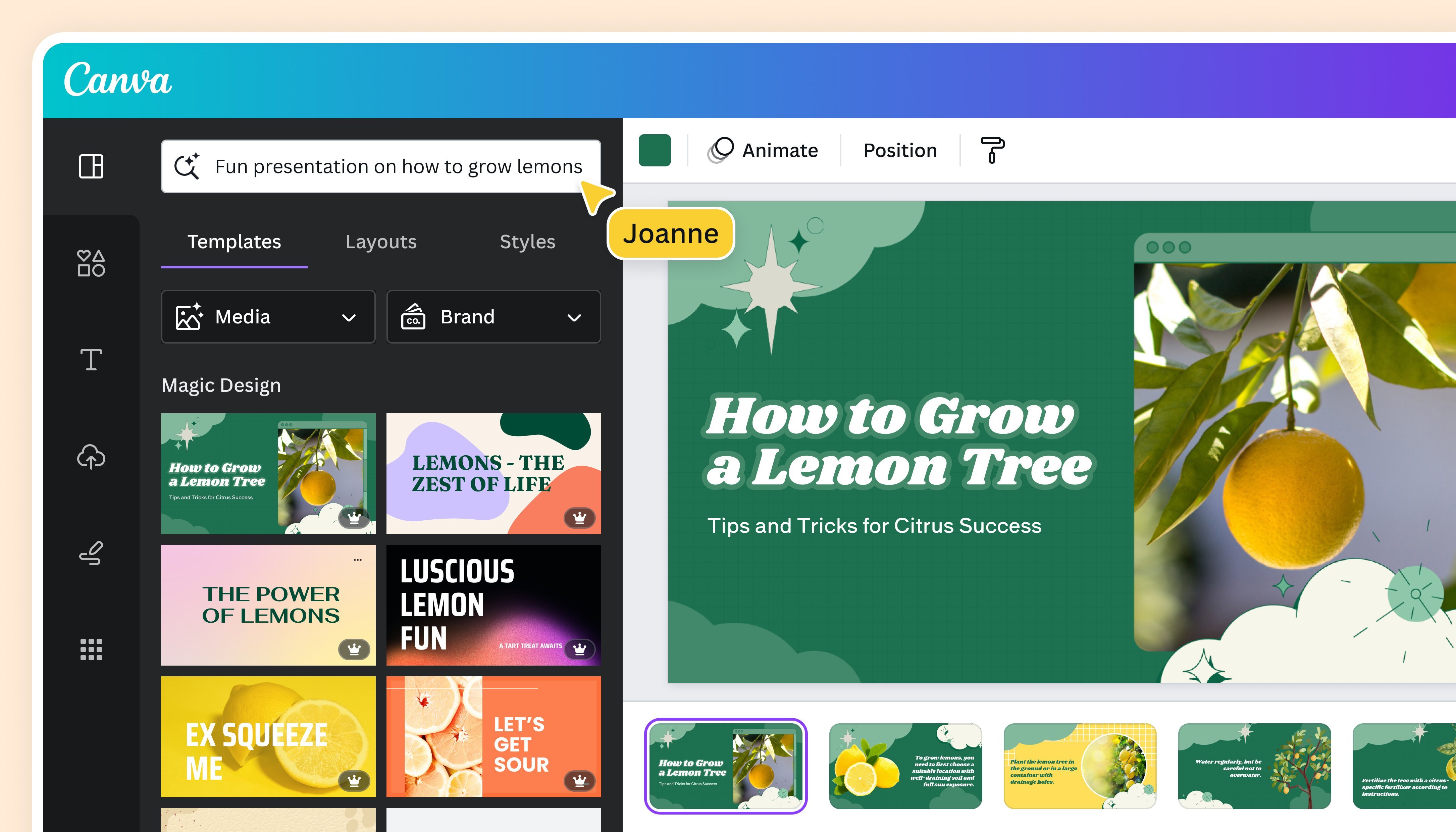 Trình tạo bài thuyết trình bằng AI: Tạo bài thuyết trình bằng AI | Canva