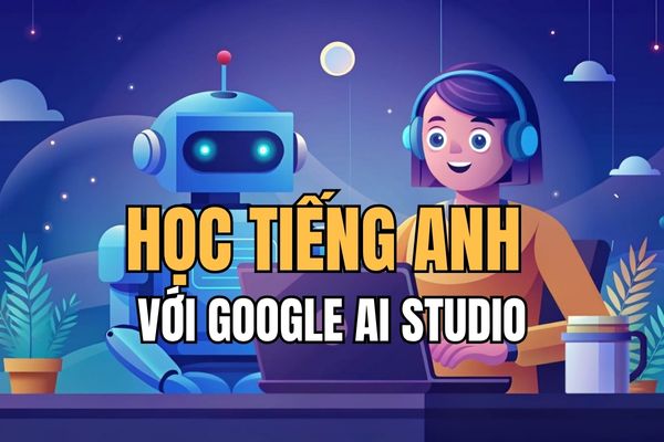 Hướng dẫn tự học tiếng Anh với Google AI Studio - AnonyViet