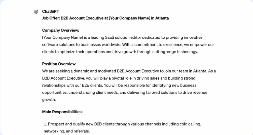 Dùng ChatGPT Để Tìm Ứng Viên