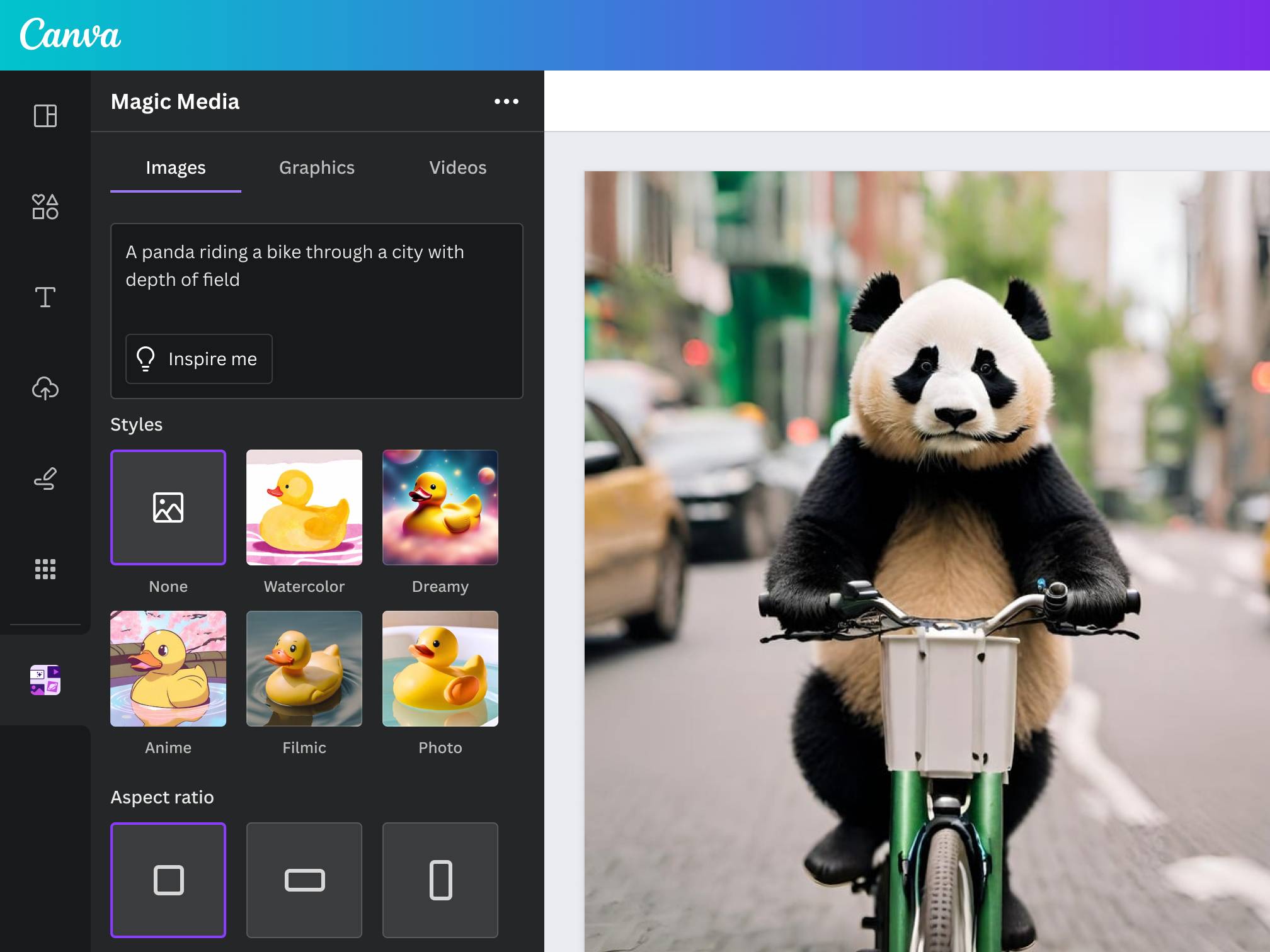 Canva AI Image Generator