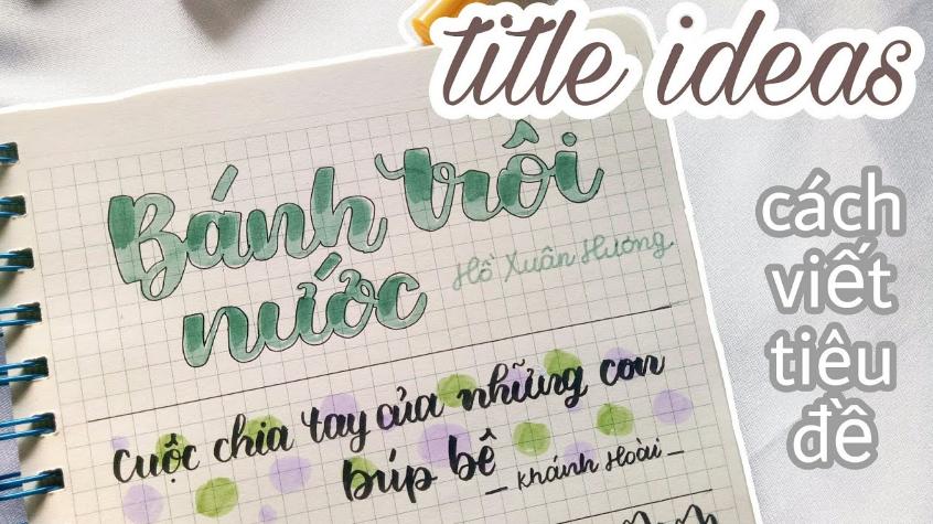 Ví dụ tiêu đề thu hút