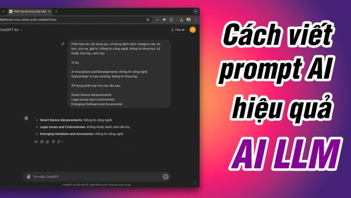 Prompt AI Viết Content Chuẩn & Hiệu Quả: Nghệ Thuật Điều Khiển Trí Tuệ Nhân Tạo Năm 2026