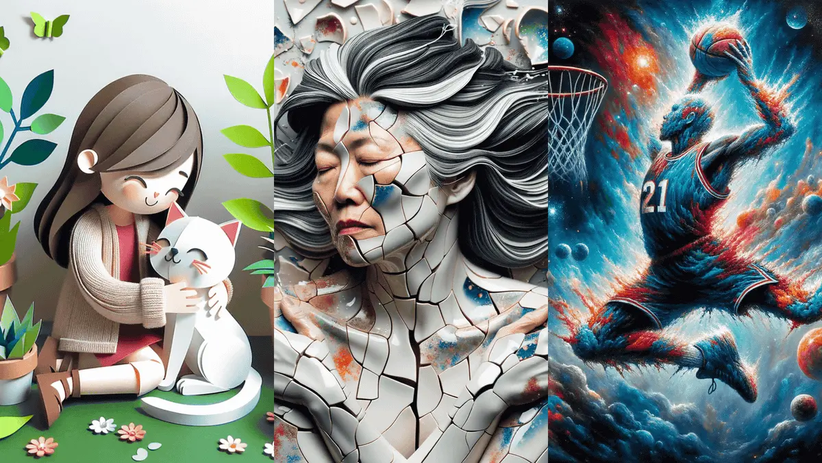 Kết quả ảnh do DALL·E tạo ra từ mô tả phức tạp