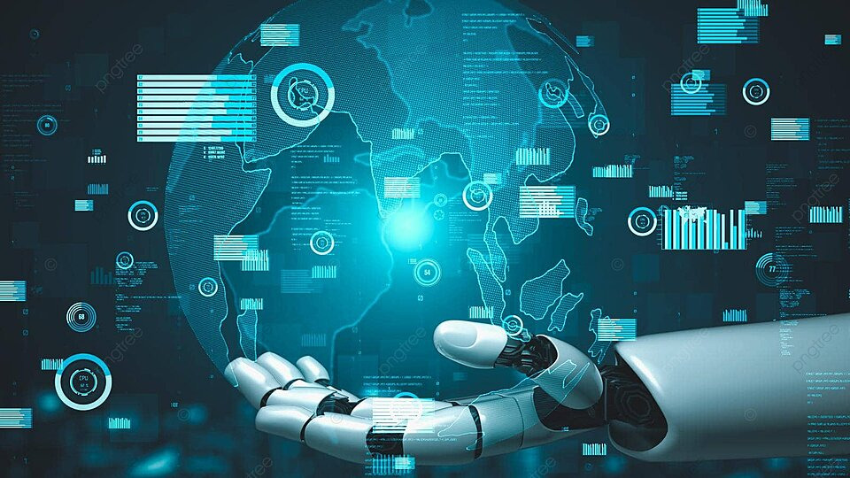 Conceptual Portrayal Of Advanced Robot Infused With Artificial Intelligence Illuminating The Future Of Ai Technology Photo Background And Picture For Free Download - Pngtree