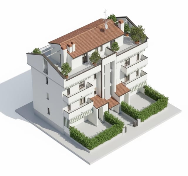 AI tạo mô hình kiến trúc 3D