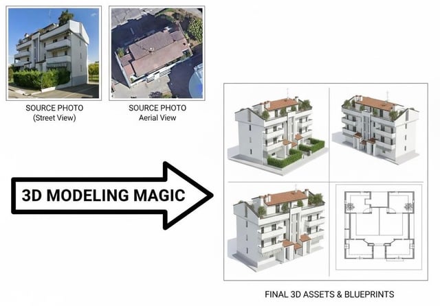 tạo phối cảnh kiến trúc 3D bằng Nano Banana