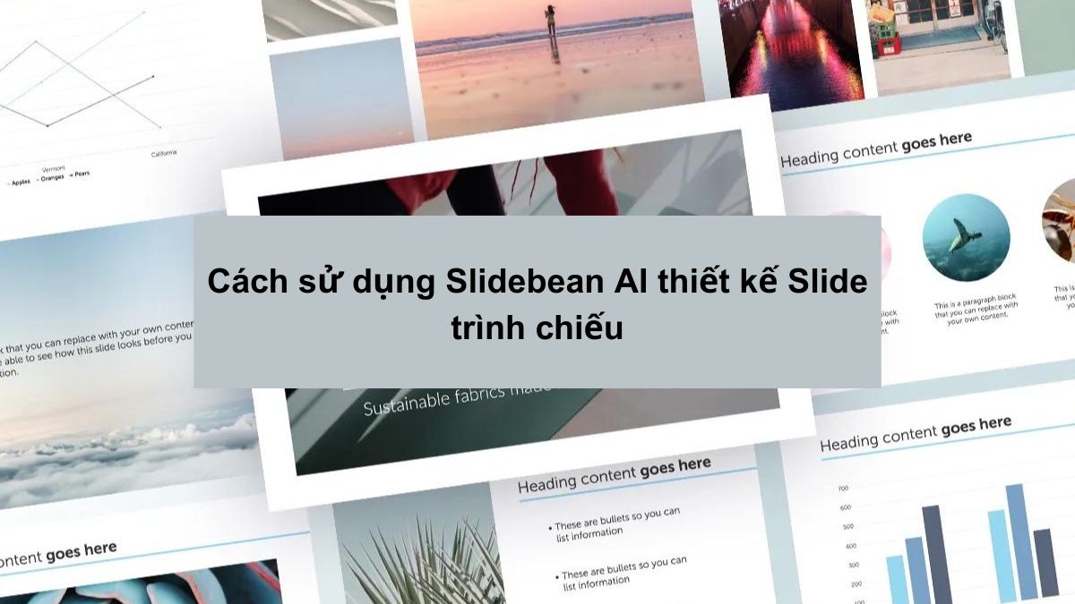 Cách sử dụng Slidebean AI thiết kế Slide trình chiếu