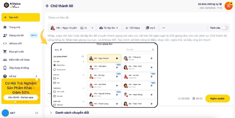 giọng đọc OpenAI
