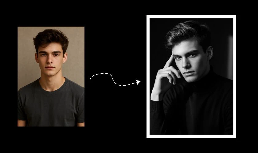 Câu lệnh tạo ảnh Profile bằng Gemini, tạo ảnh nền đỏ 2025