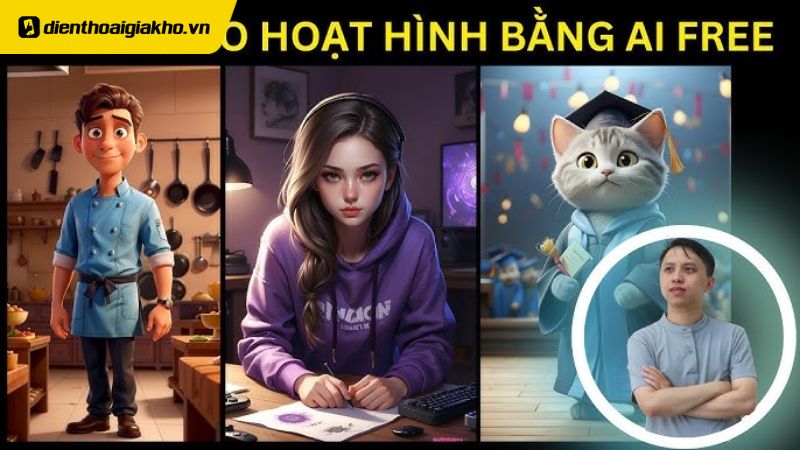 Công cụ AI tạo video hoạt hình