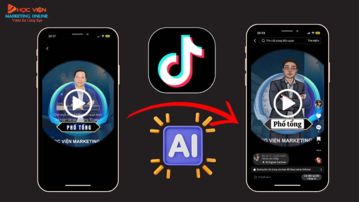 Công cụ AI hỗ trợ làm TikTok viral