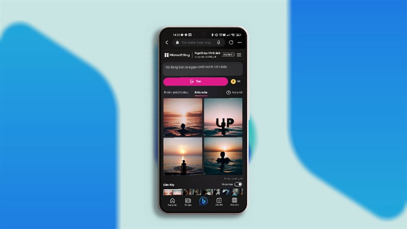 Tạo ảnh AI trên điện thoại