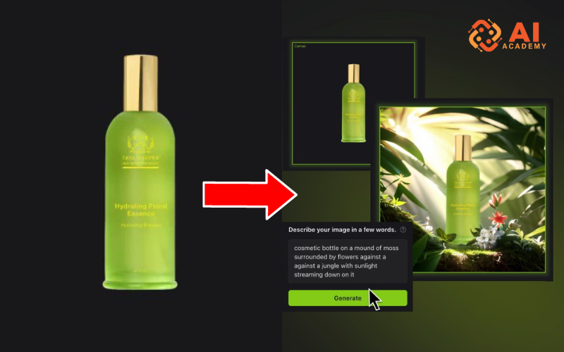 AI tạo ảnh marketing cho quảng cáo