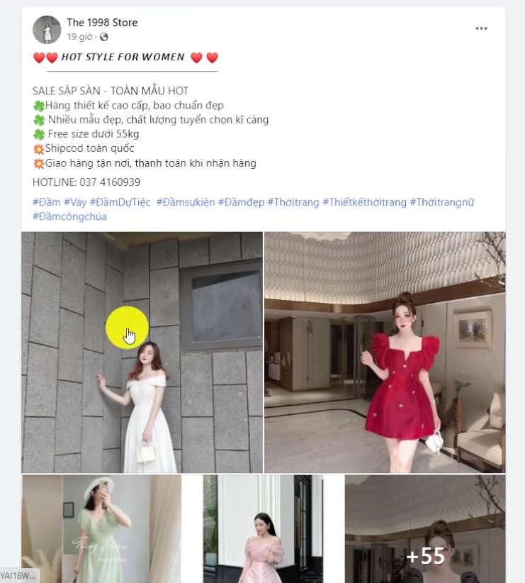 Giao diện ChatGPT viết quảng cáo Facebook