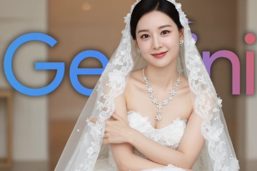 Prompt Gemini AI Tạo Ảnh Cô Dâu Concept Đẹp Thu Hút